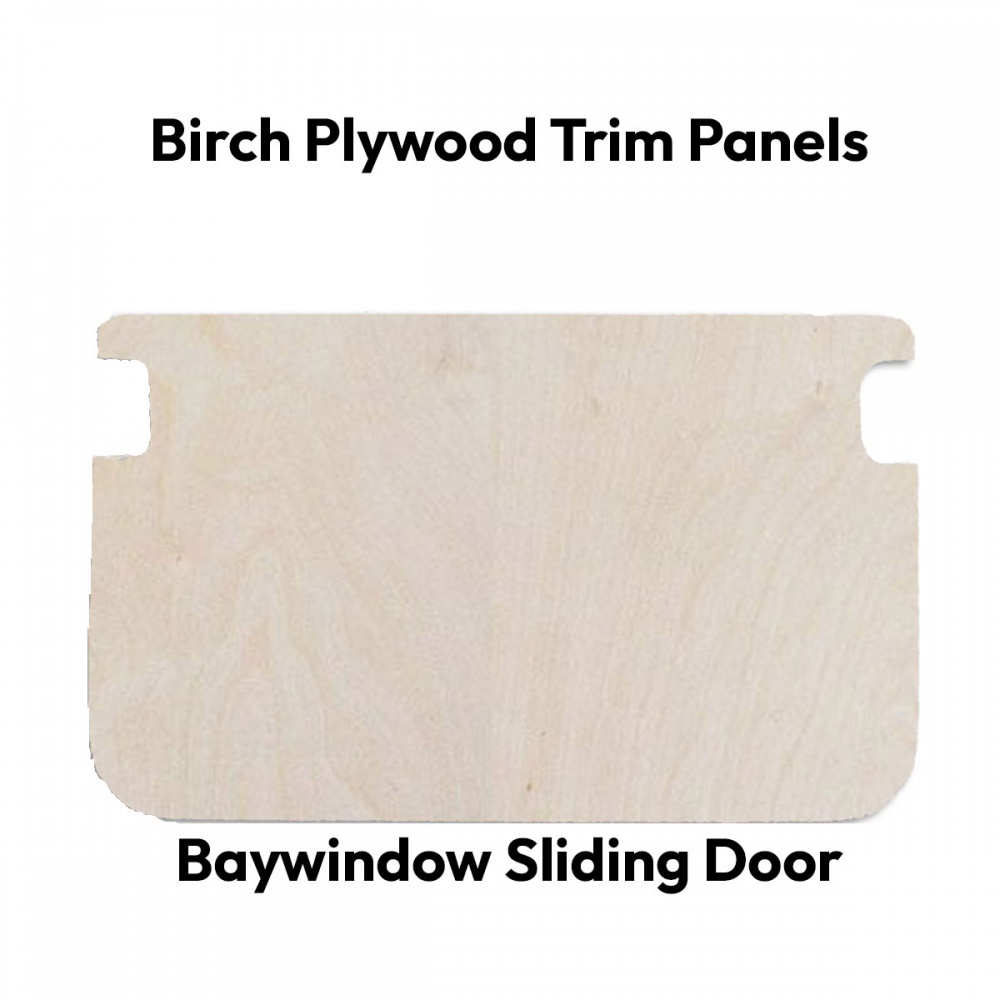 Bay Window Plywood Sliding Door Panel